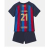 Barcelona Frenkie de Jong #21 Hjemmedraktsett Barn 2022-23 Kortermet (+ korte bukser)